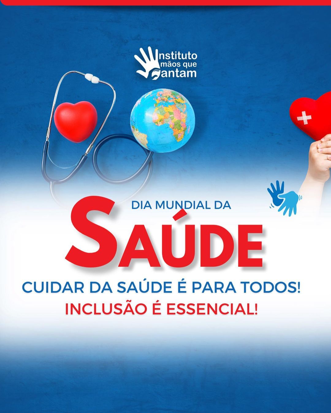 No Dia Mundial da Saúde, queremos lembrar que a inclusão é fundamental.