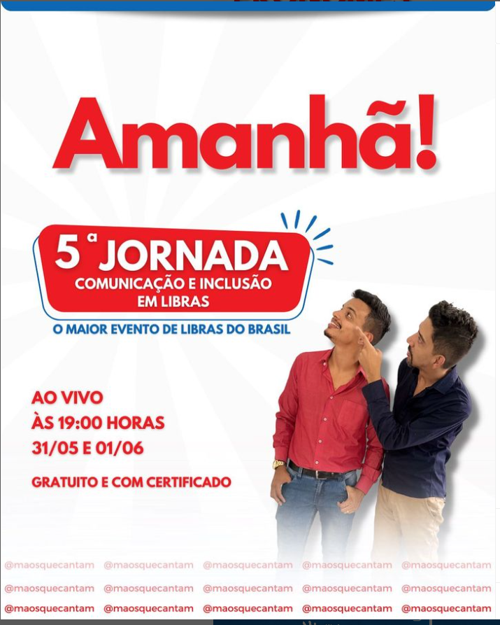 Amanhã é o grande dia!