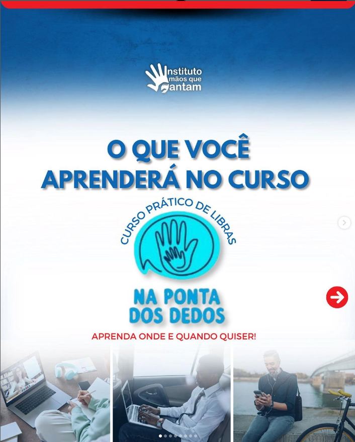 Descubra o que você vai aprender no Curso Online de Libras na Ponta dos Dedos! 